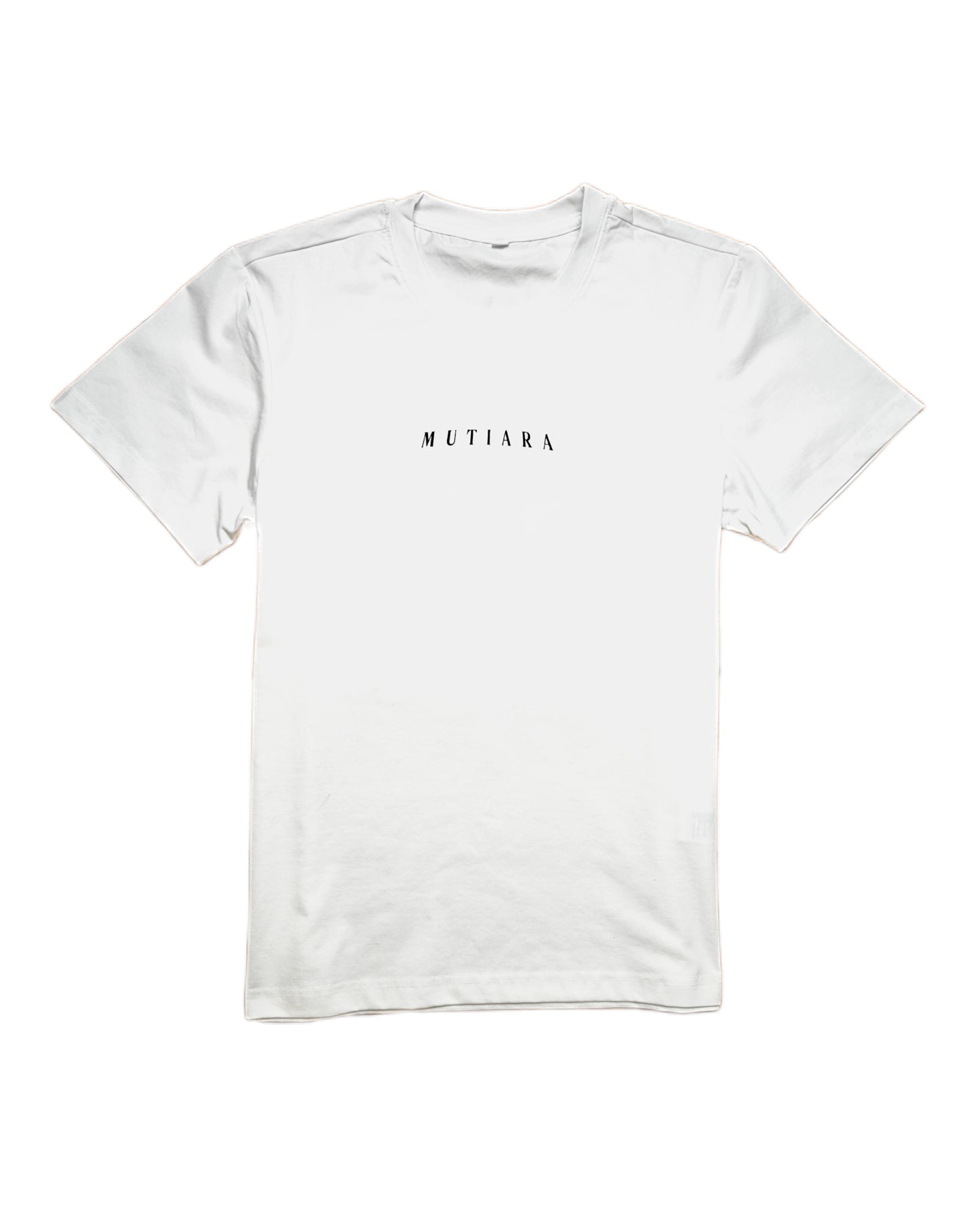 Mutiara Noir Signature Tee White & Grey